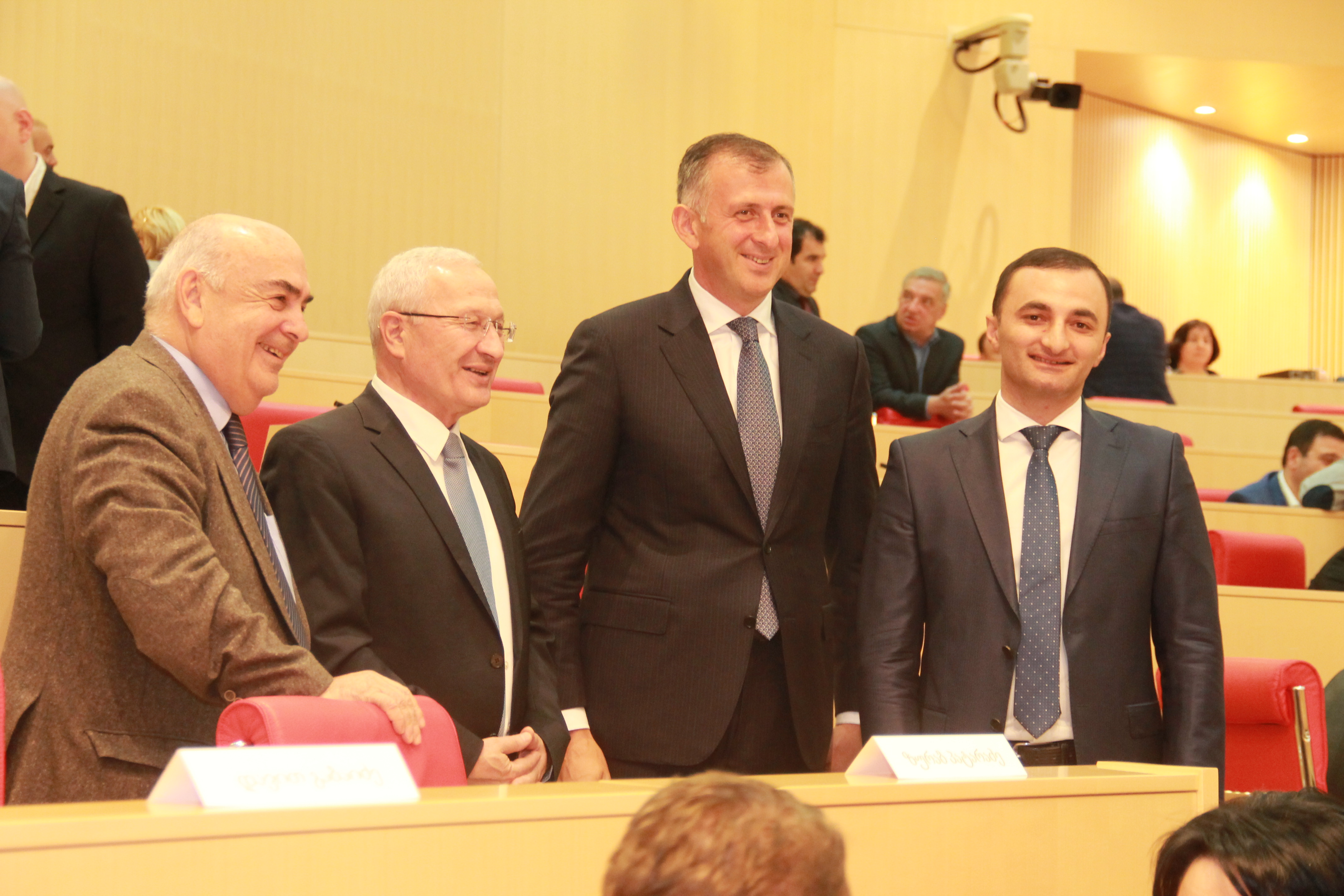 დავით გაბაიძე პარლამენტის სხდომას ესწრება