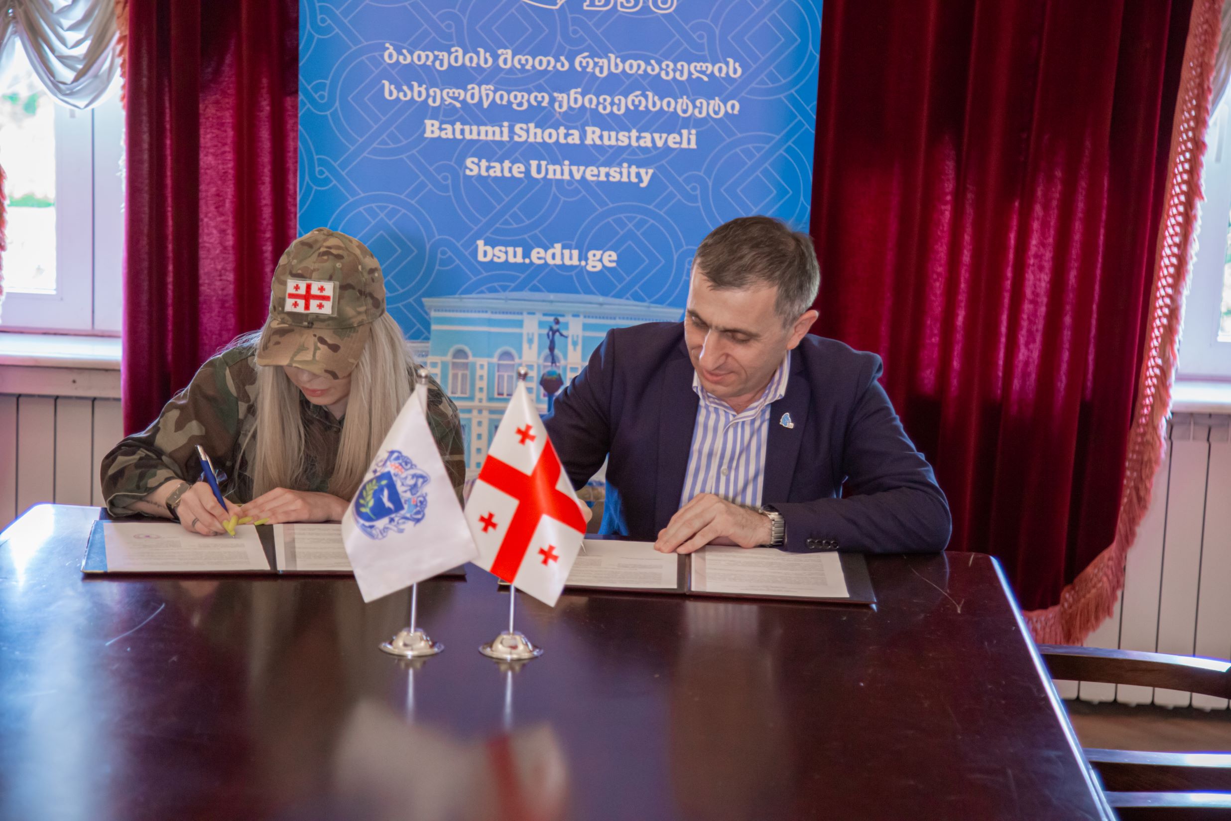 ბსუ-სა და მოხალისეთა ორგანიზაცია - “ვემსახურები საქართველოს” შორის ურთიერთთანამშროლობის მემორანდუმი გაფორმდა