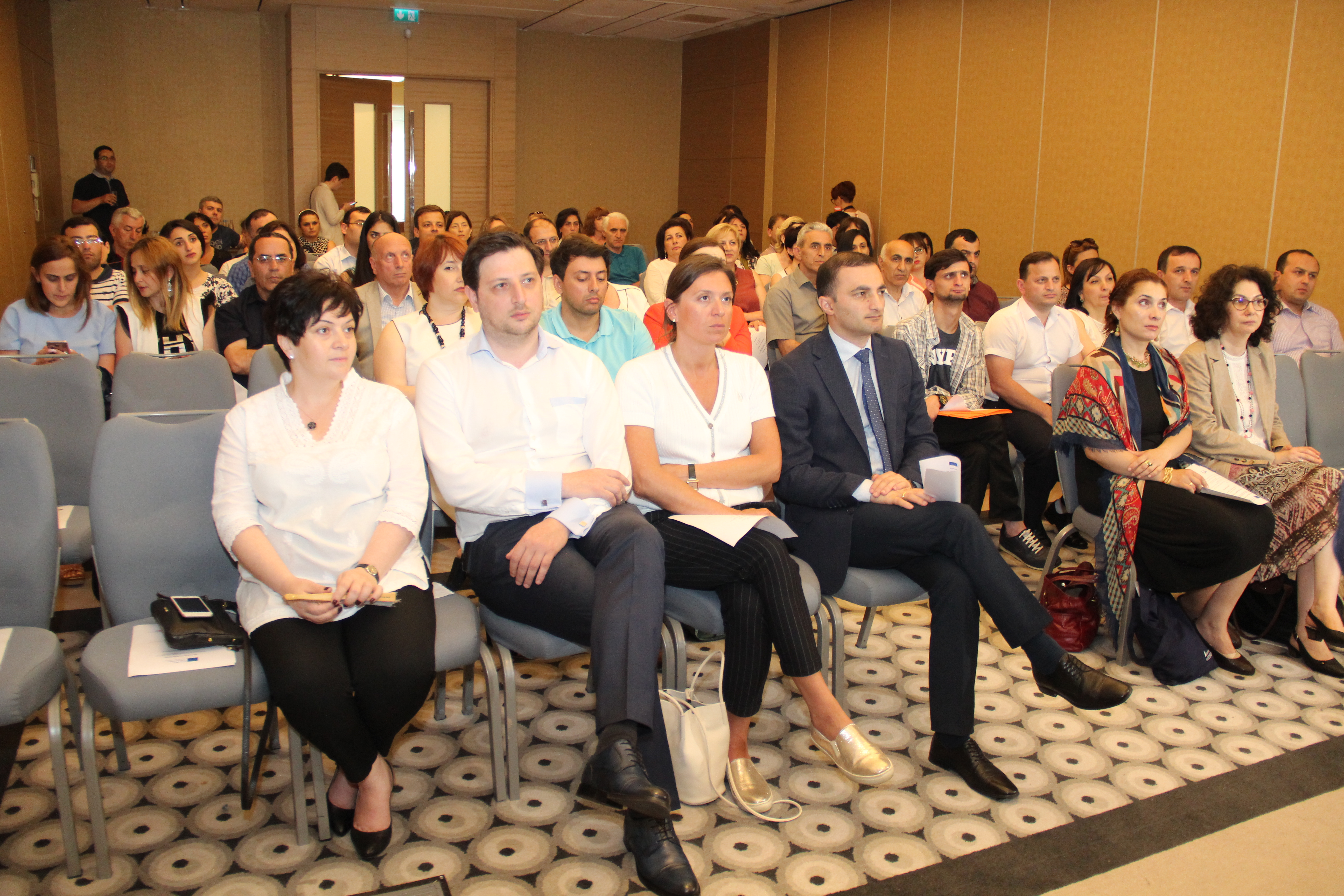 დავით გაბაიძე პროექტის შედეგების ანგარიშს დაესწრო