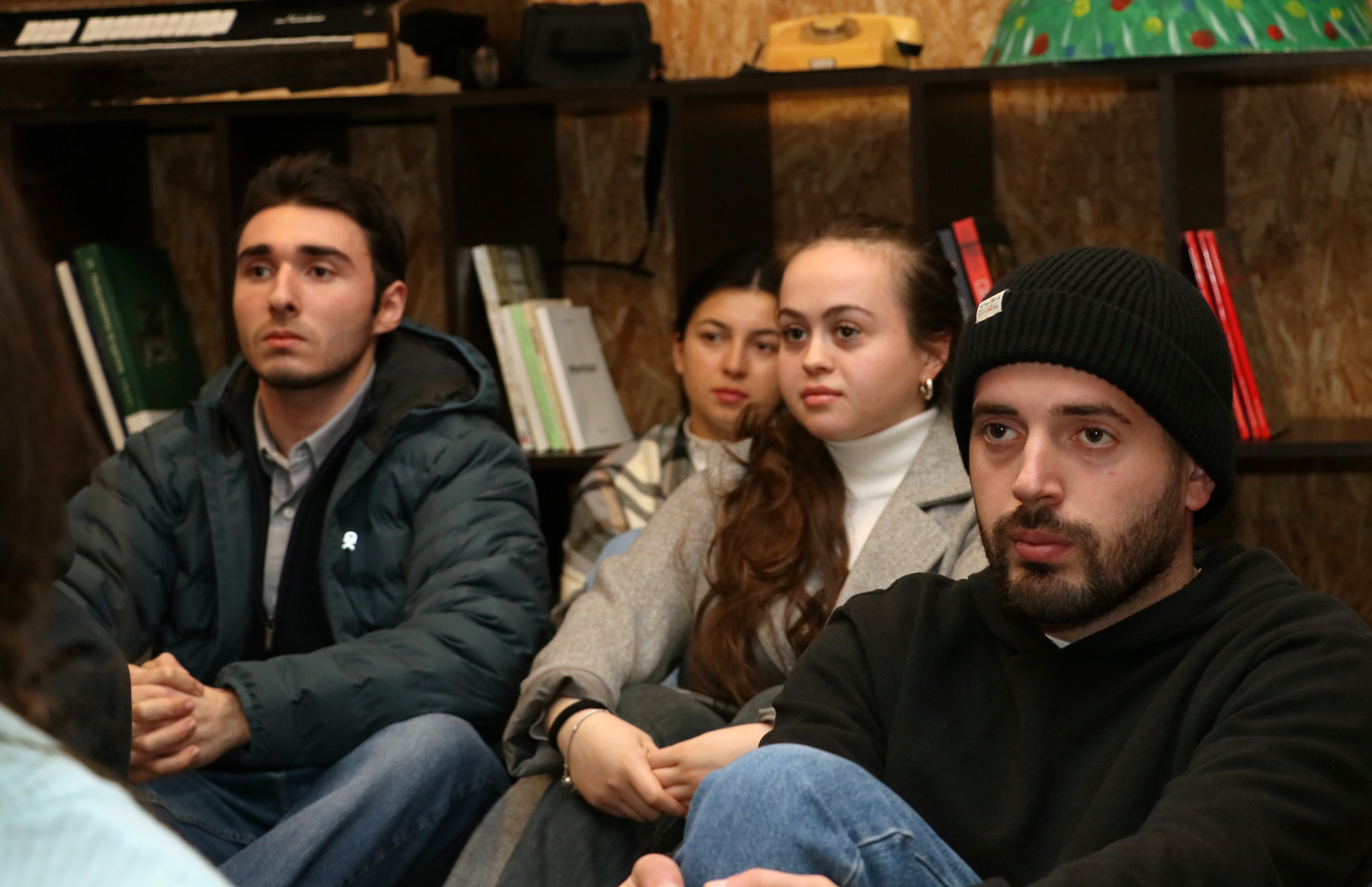 დავით გაბაიძე სტუდენტური კლუბის - „რუსთაველის“ წევრებს შეხვდა