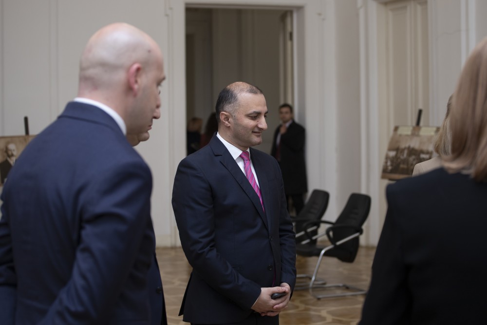 დავით გაბაიძე, საქართველოს საკონსტიტუციო სასამართლოში, ფიცის დადების ცერემონიას დაესწრო