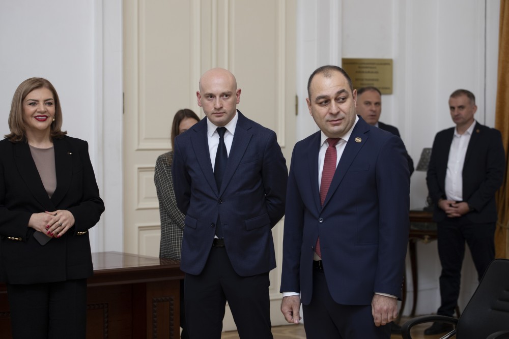 დავით გაბაიძე, საქართველოს საკონსტიტუციო სასამართლოში, ფიცის დადების ცერემონიას დაესწრო