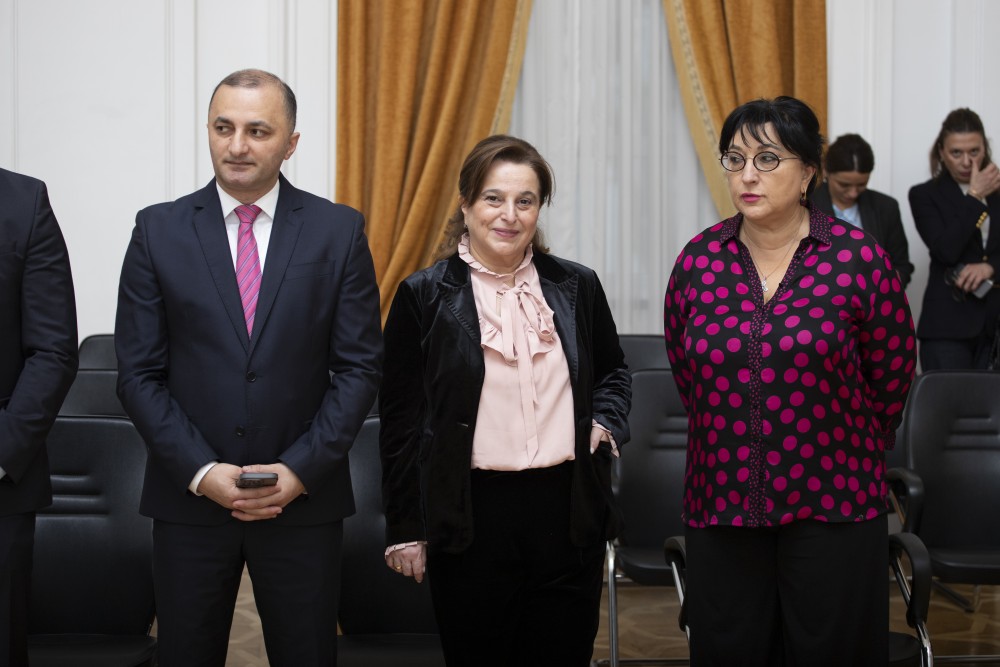 დავით გაბაიძე, საქართველოს საკონსტიტუციო სასამართლოში, ფიცის დადების ცერემონიას დაესწრო