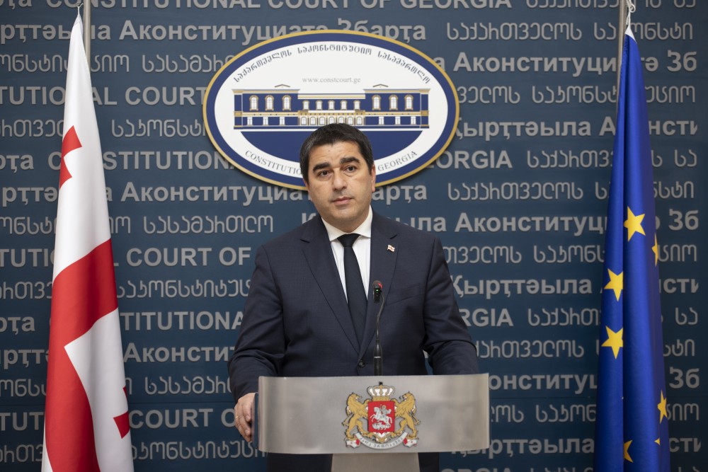 დავით გაბაიძე, საქართველოს საკონსტიტუციო სასამართლოში, ფიცის დადების ცერემონიას დაესწრო