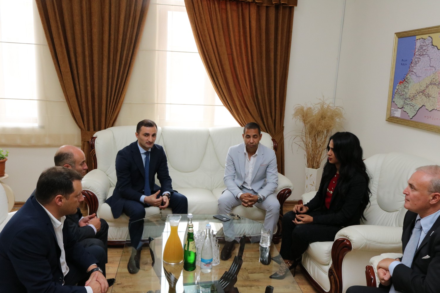 დავით გაბაიძემ ყატარის პრინცესას უმასპინძლა