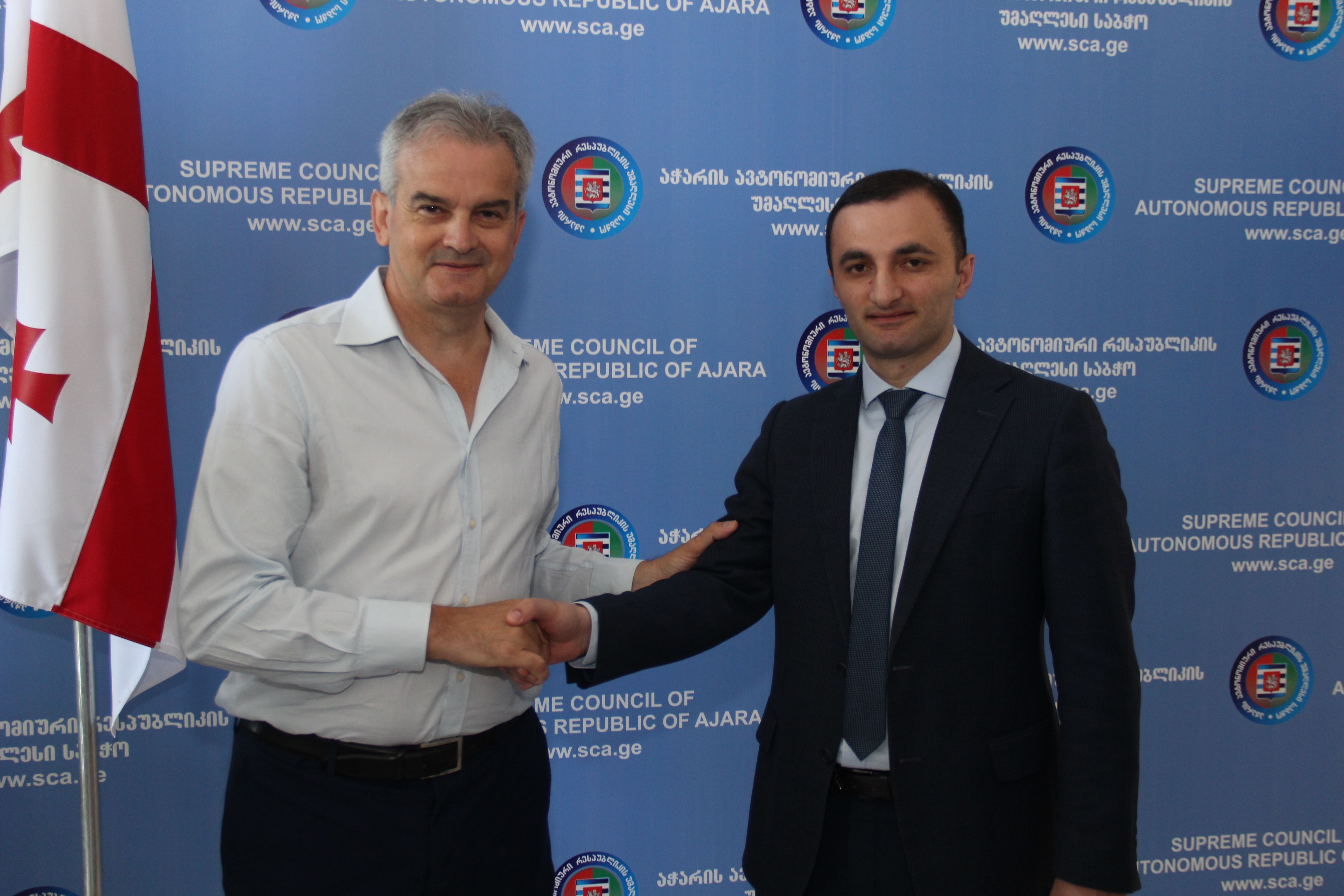 უმაღლეს საბჭოს იტალიელი და პოლონელი მეცნიერები სტუმრობდნენ