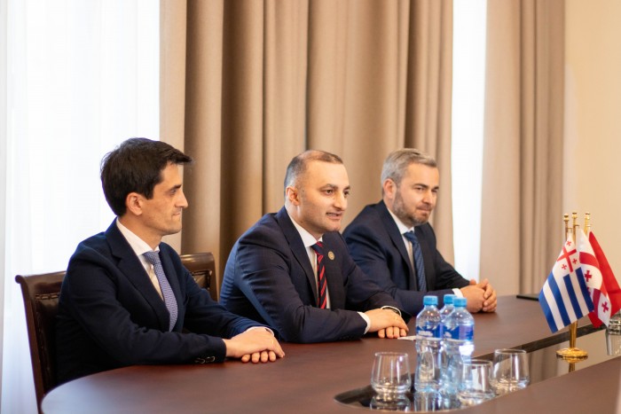 დავით გაბაიძემ, ტრაპიზონისა და ართვინის გუბერნატორებს - აზიზ ილდირიმს და ჯენგიზ უნსალთანს უმასპინძლა