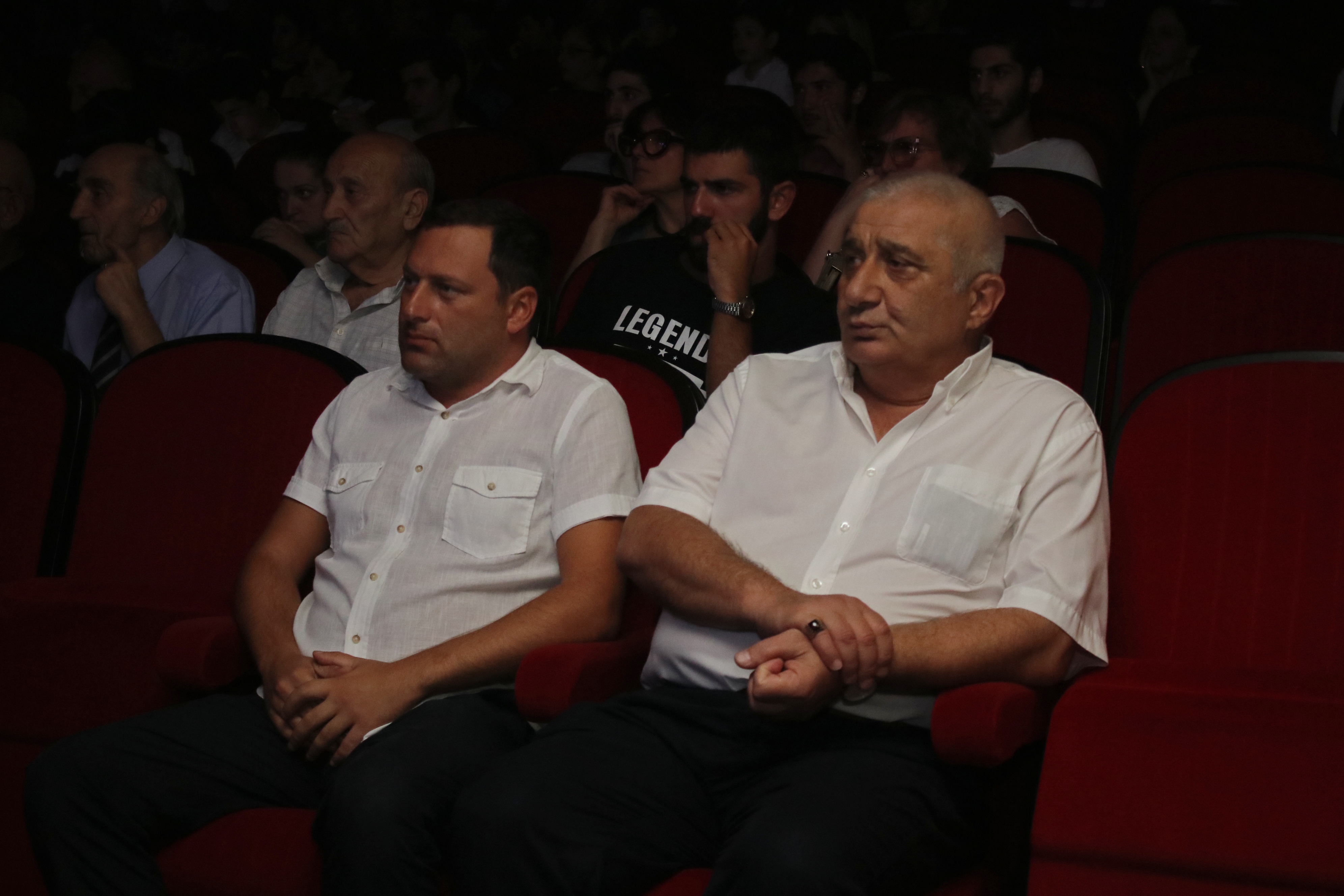 ლადო მგალობლიშვილი ანსამბლ „რუსთავის“ კონცერტს დაესწრო