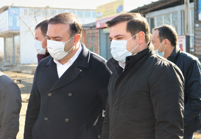 ცოტნე ანანიძე ქობულეთში თავისუფლების ქუჩაზე მიმდინარე სამუშაოებს გაეცნო