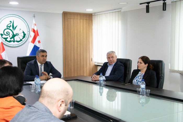 შეხვედრა აჭარის სოფლის მეურნეობის სამინისტროში