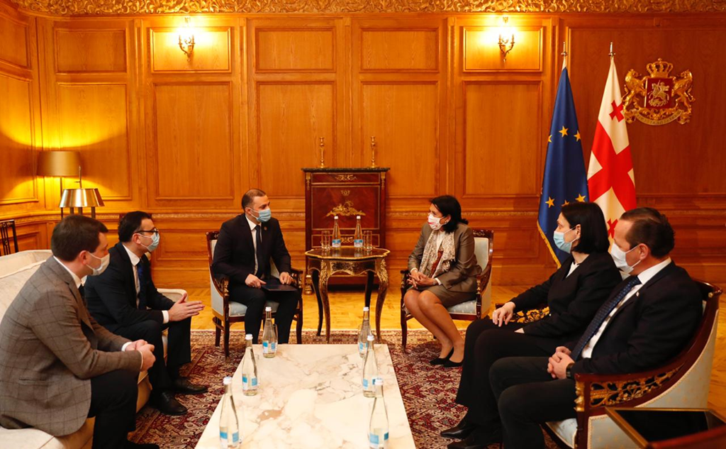 საკონსულტაციო შეხვედრა პრეზიდენტის რეზიდენციაში