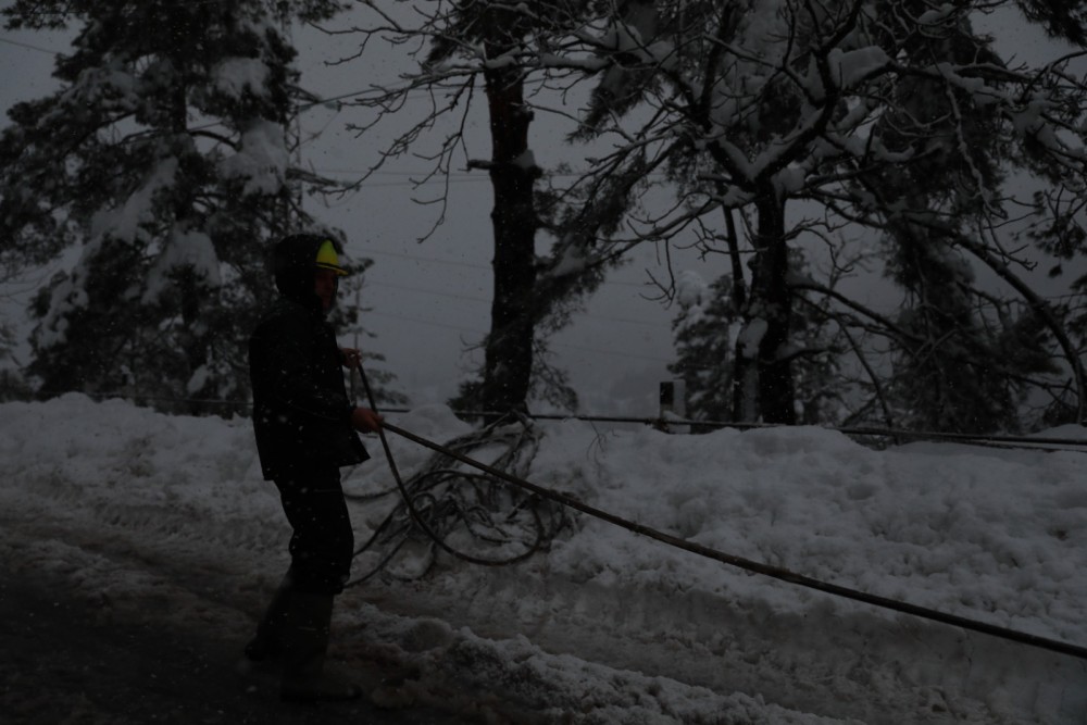 ვახტანგ ბერიძე, ხულოში, დიდთოვლობით გამოწვეული პრობლემების სალიკვიდაციო სამუშაოებს გაეცნო