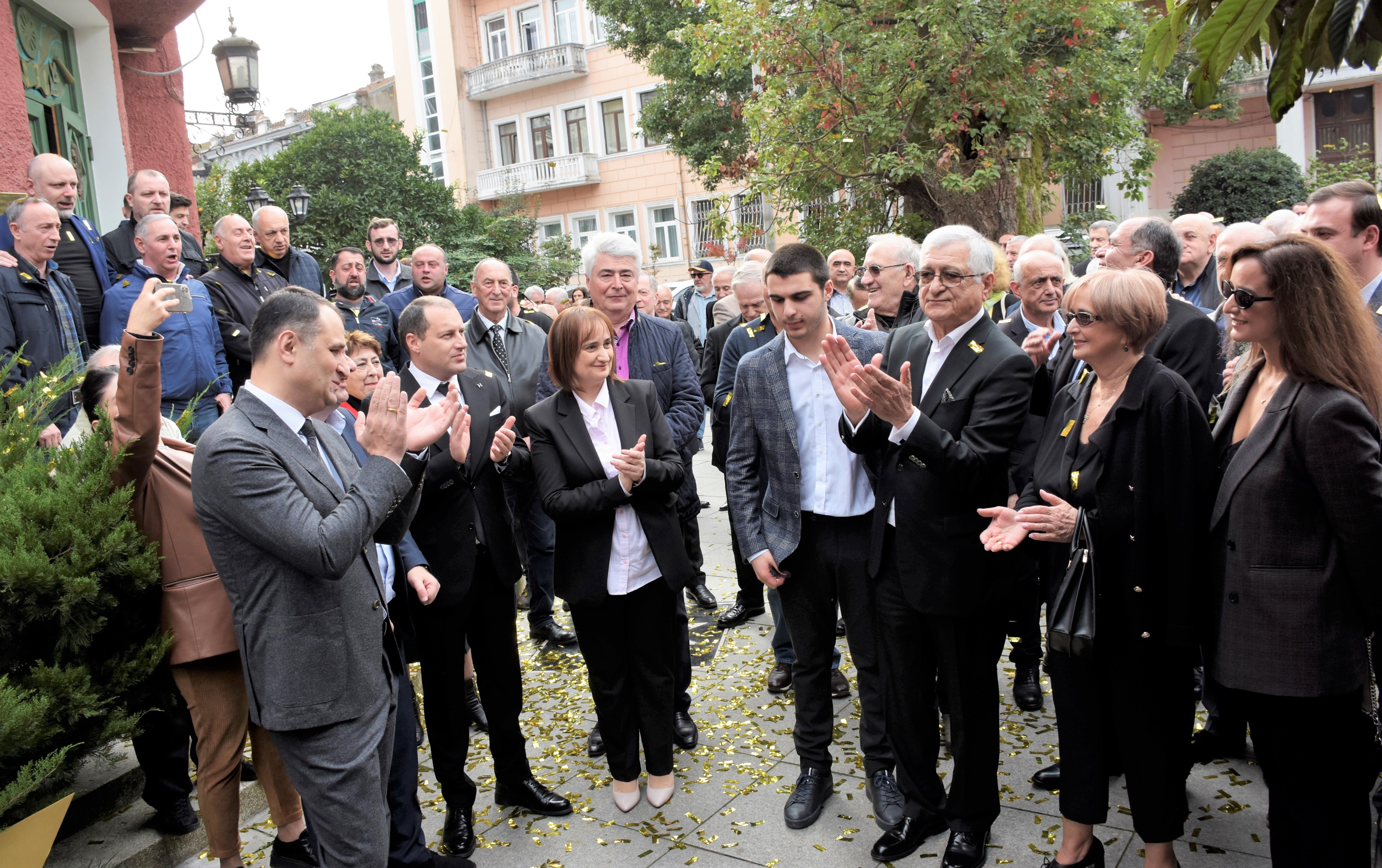 ბათუმში ვალერი მოქერიას ვარსკვლავი გაიხსნა