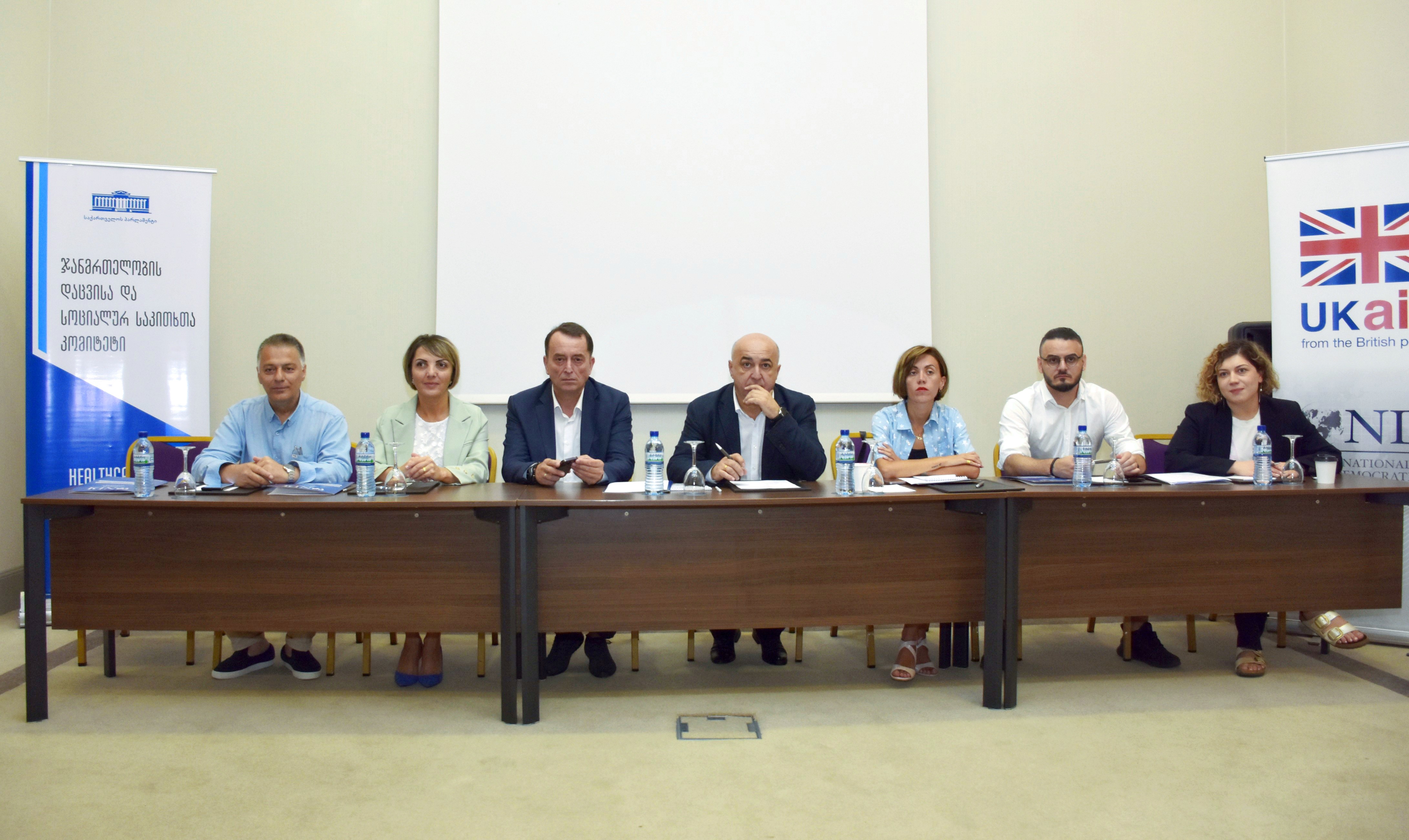 შეხვედრა საქართველოს პარლამენტის ჯანდაცვის კომიტეტის თემატური მოკვლევის ჯგუფთან