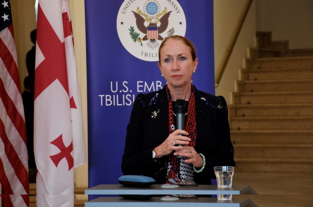 დავით გაბაიძე აშშ-საქართველოს ურთიერთობისა და სტრატეგიული პარტნიორობის 30 წლისადმი მიძღვნილ მიღებას დაესწრო