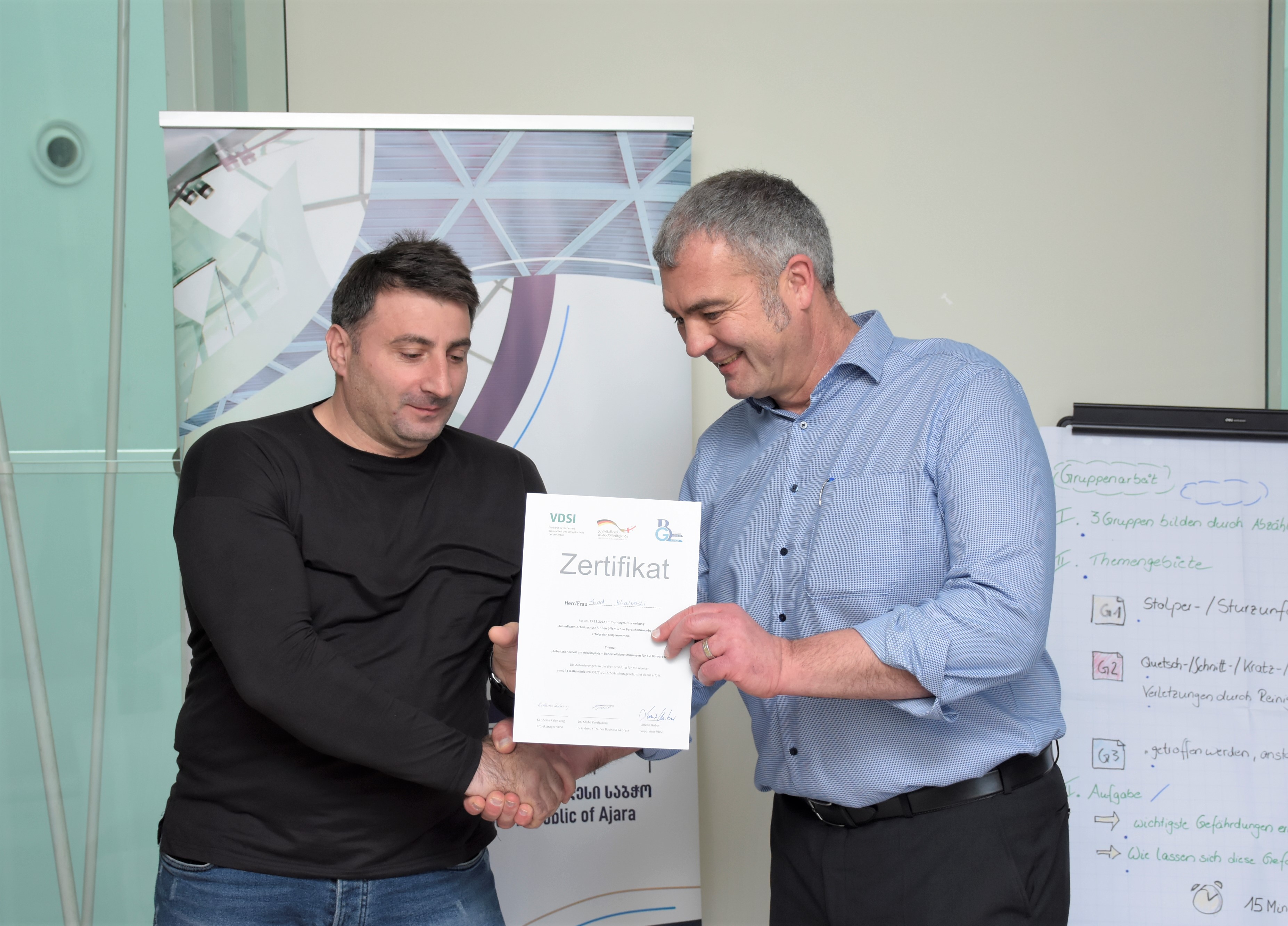 აჭარის უმაღლეს საბჭოში, უსაფრთხო გარემოს შექმნის მიზნით,  ტრენინგი ჩატარდა