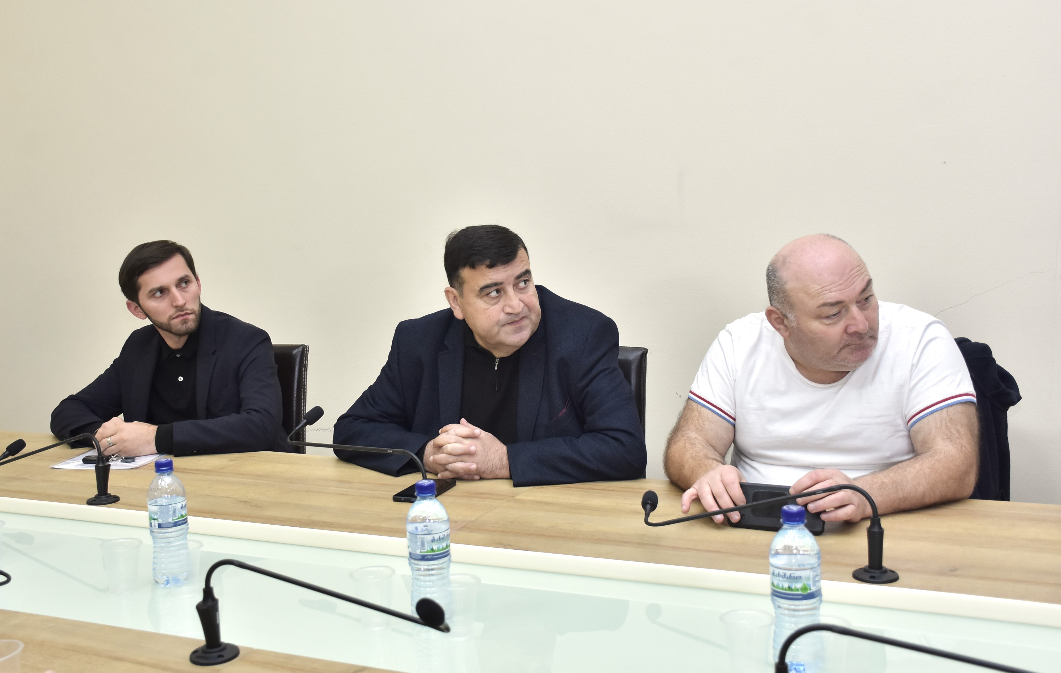 ფრაქცია „ერთიანი ნაციონალური მოძრაობის“ წევრებმა ოპოზიციური პარტიების წარმომადგენლებს მათ მიერ ინიცირებული კანონპროექტი გააცნეს