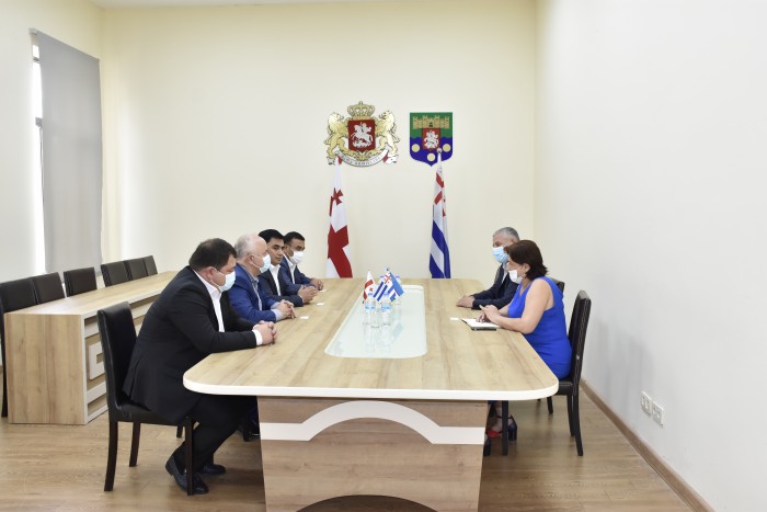 ფრიდონ ფუტკარაძემ ასოციაცია ''უზბეკიპაკსანოატის'' წარმომადგენლებს უმასპინძლა