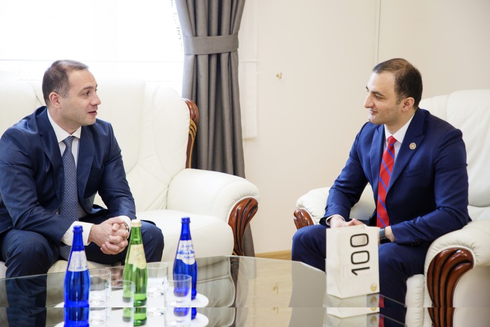 დავით გაბაიძემ გივი მიქანაძეს უმასპინძლა