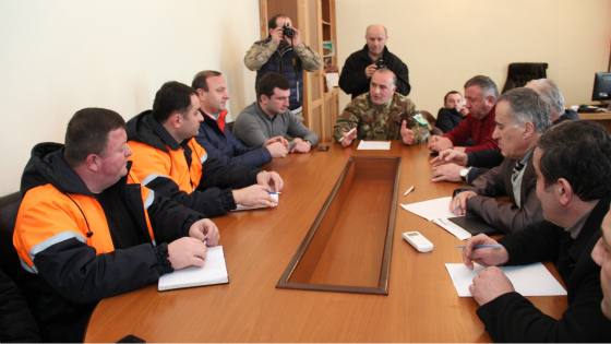 ყველა სამსახური საგანგებო რეჟიმში მუშაობს