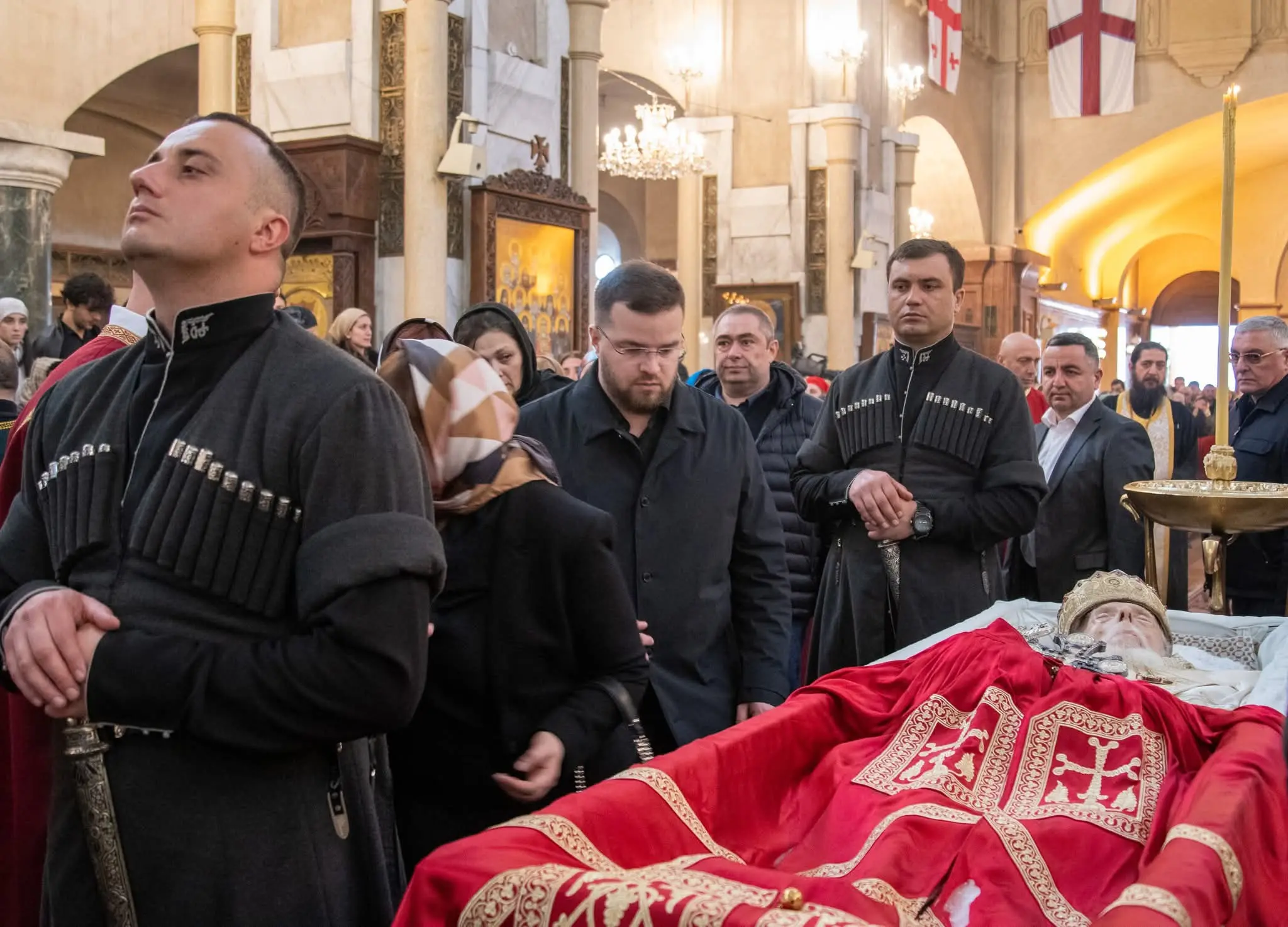 საქართველო - ილია მეორეს ემშვიდობება