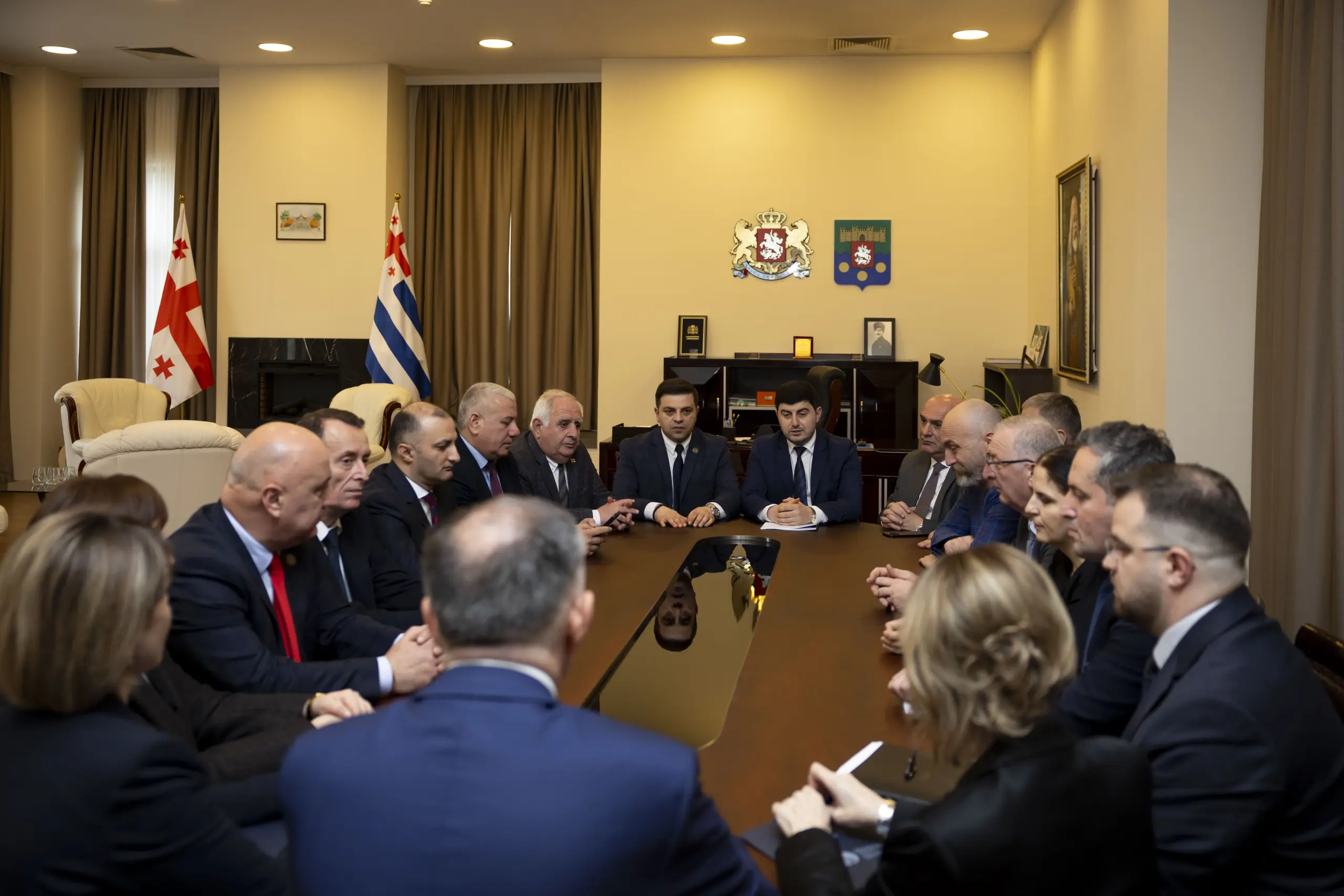 ფრაქცია „ქართული ოცნების“ სხდომა