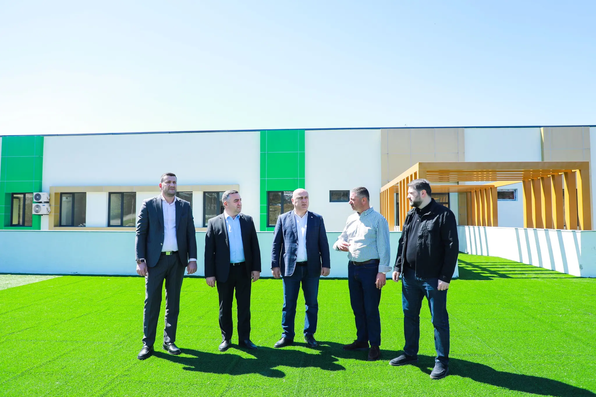 მინდია დიასამიძემ განთიადის საბავშვო ბაღის მშენებლობა დაათვალიერა