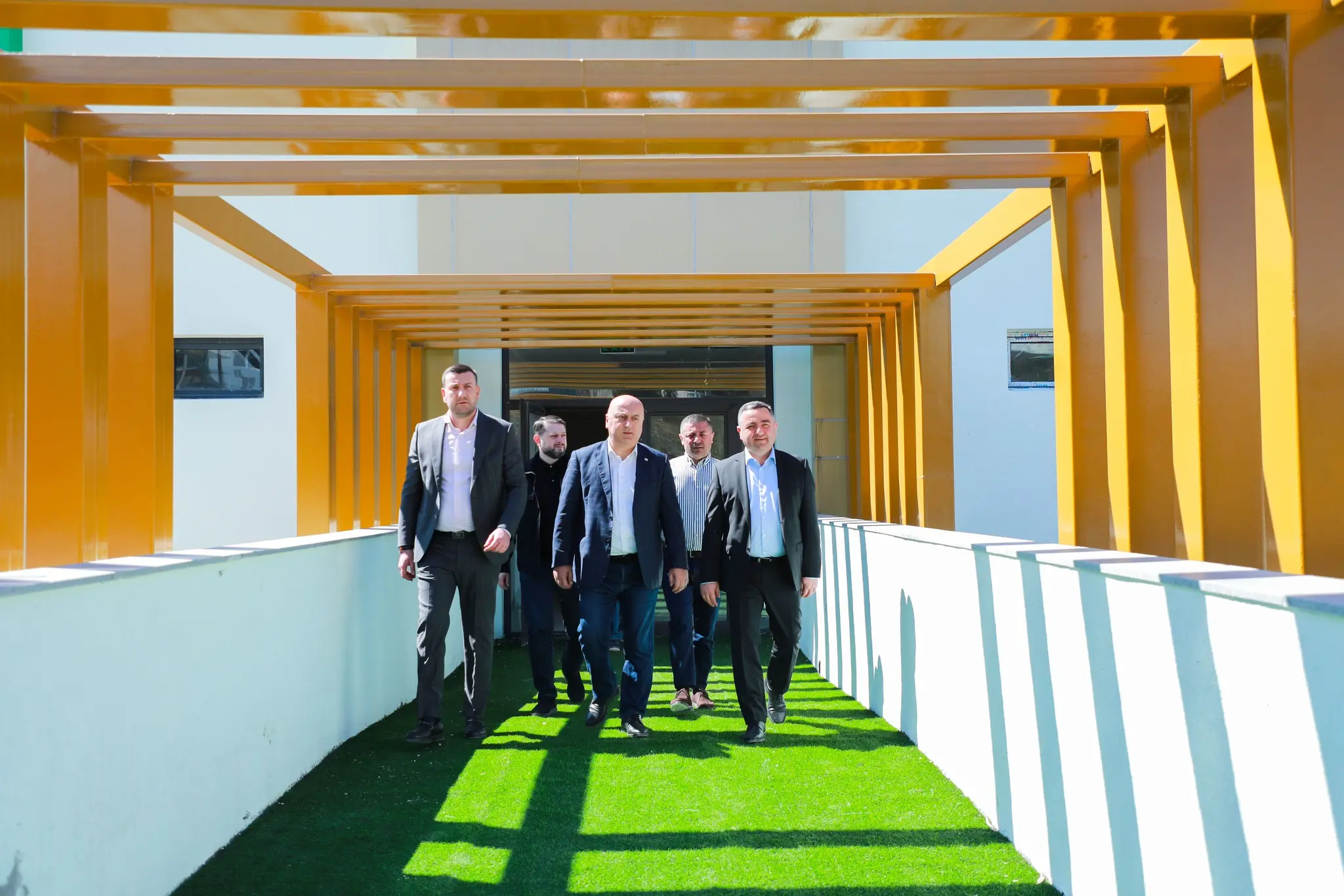 მინდია დიასამიძემ განთიადის საბავშვო ბაღის მშენებლობა დაათვალიერა