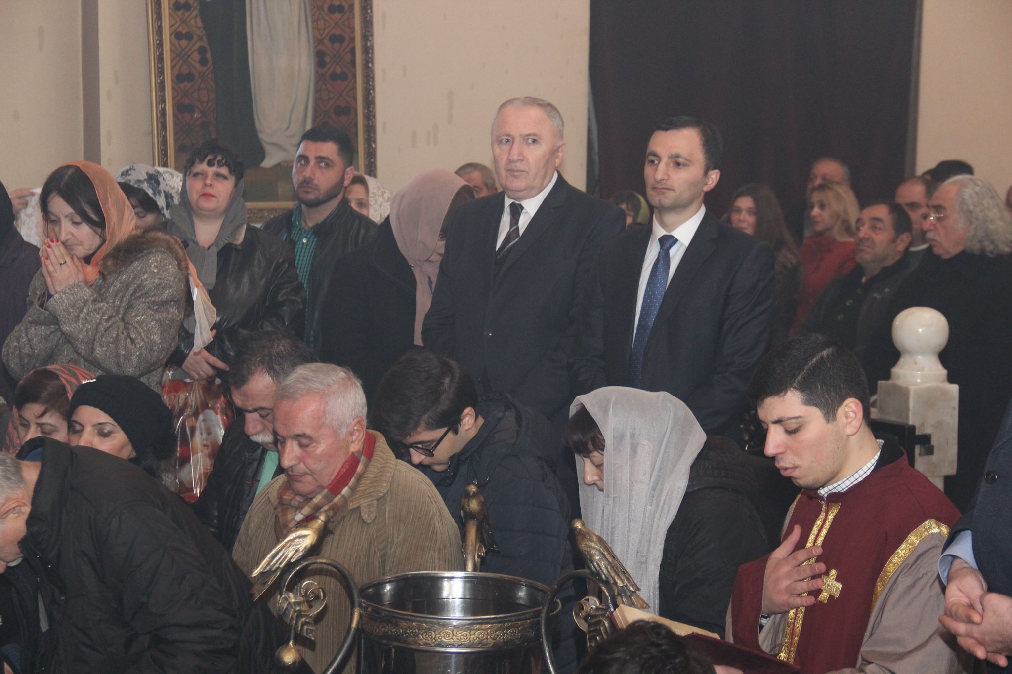 სომხურმა ეკლესიამ შობის და ნათლისღების დღესასწაულები აღნიშნა