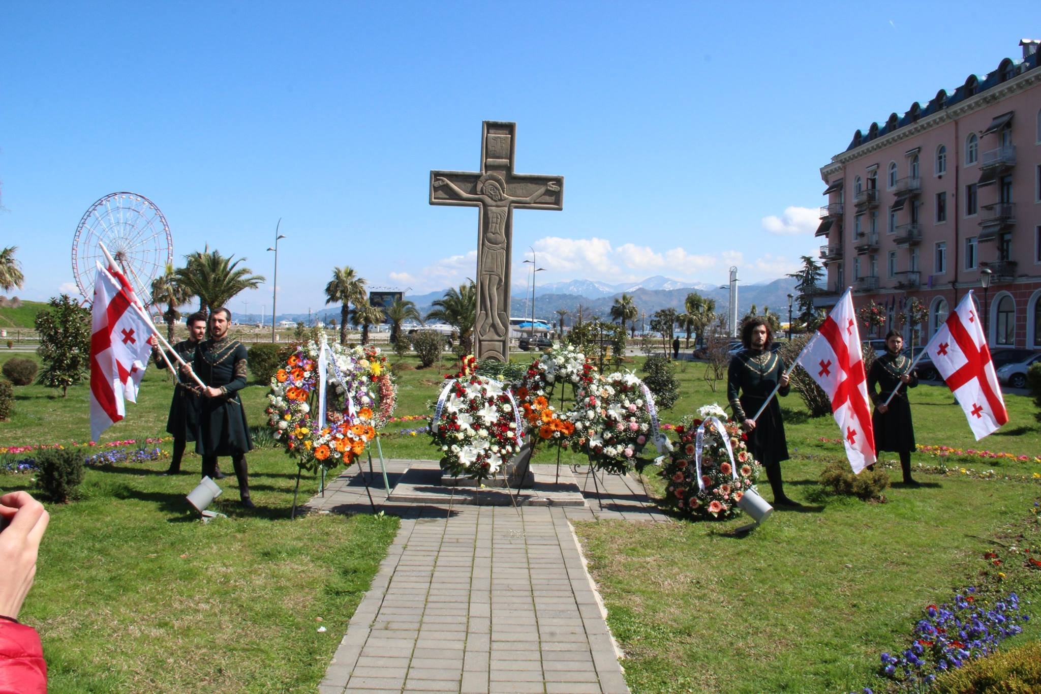 გმირულად დაღუპულებს პატივი მიაგეს