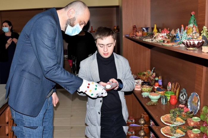 დავით ბაციკაძე სკოლის სპეციალური საგანმანათლებლო საჭიროების მქონე ბავშვებთან