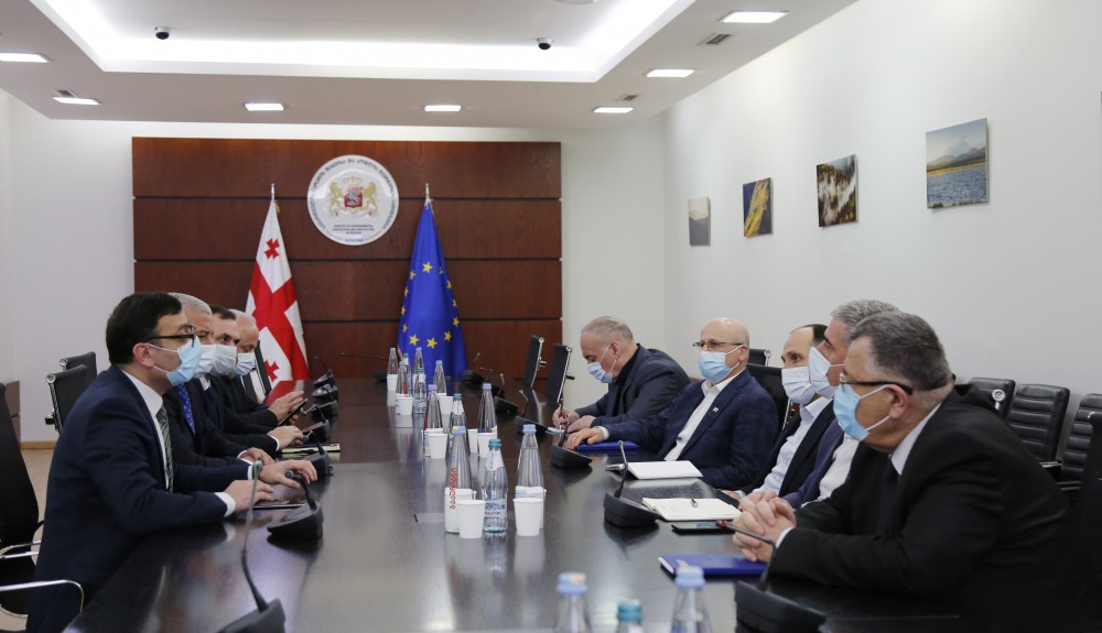 ტიტე აროშიძე და ფრიდონ ფუტკარაძე საქართველოს  გარემოს დაცვის და სოფლის მეურნეობის მინისტრს შეხვდნენ