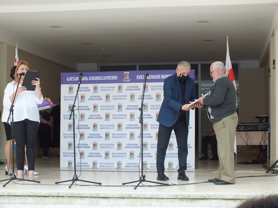 ხელვაჩაურის მუნიციპალიტეტში სოფლის ღვაწლმოსილი ადამიანები დააჯილდოეს