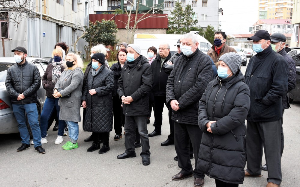 შეხვედრა ჯავახიშვილის ერთეულის მაცხოვრებლებთან