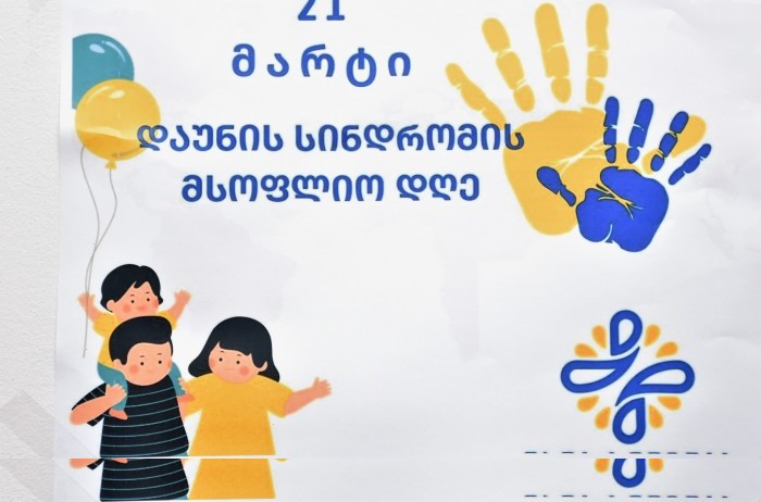 უმაღლესი საბჭოს წევრებმა დაუნის სინდრომის მსოფლიო დღე სარეაბილიტაციო ცენტრის ბენეფიციარებს მიულოცეს