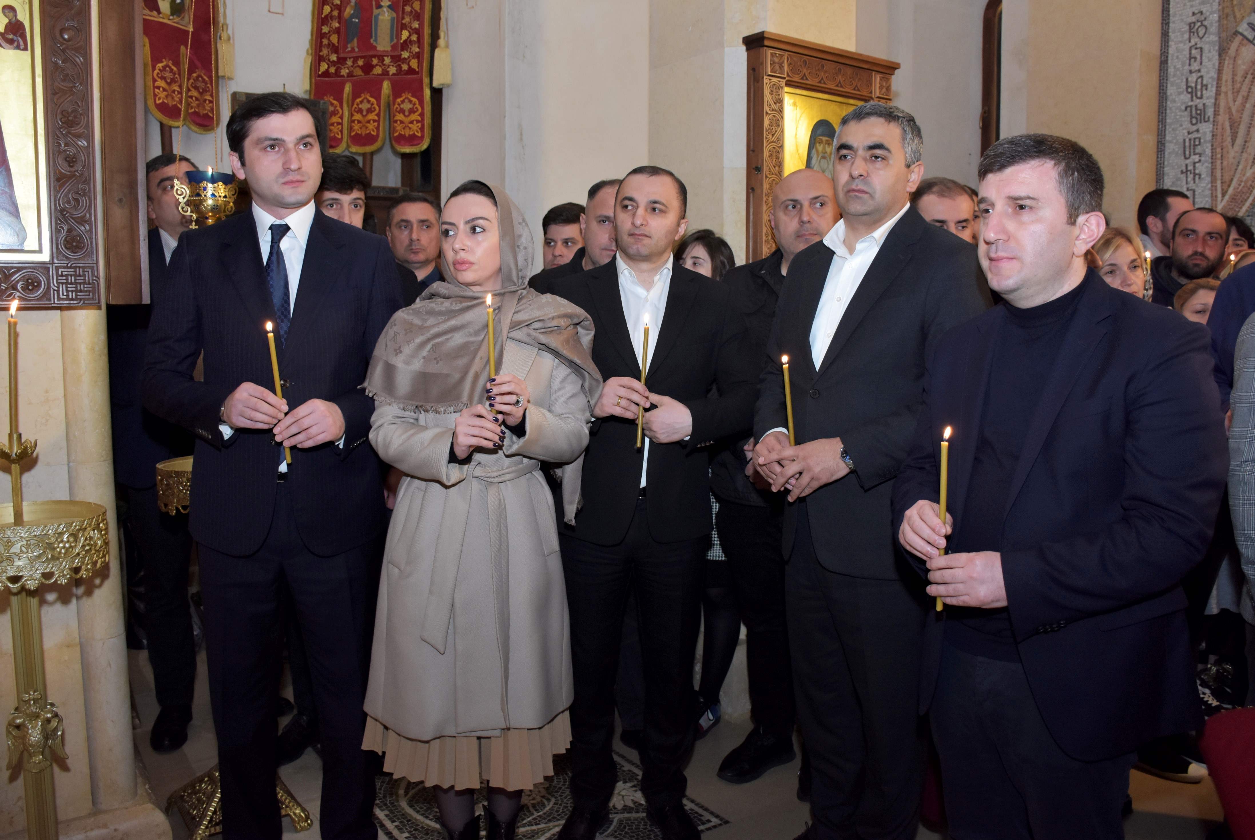 სააღდგომო ლიტურგია ყოვლადწმიდა  სამების  ეკლესიაში