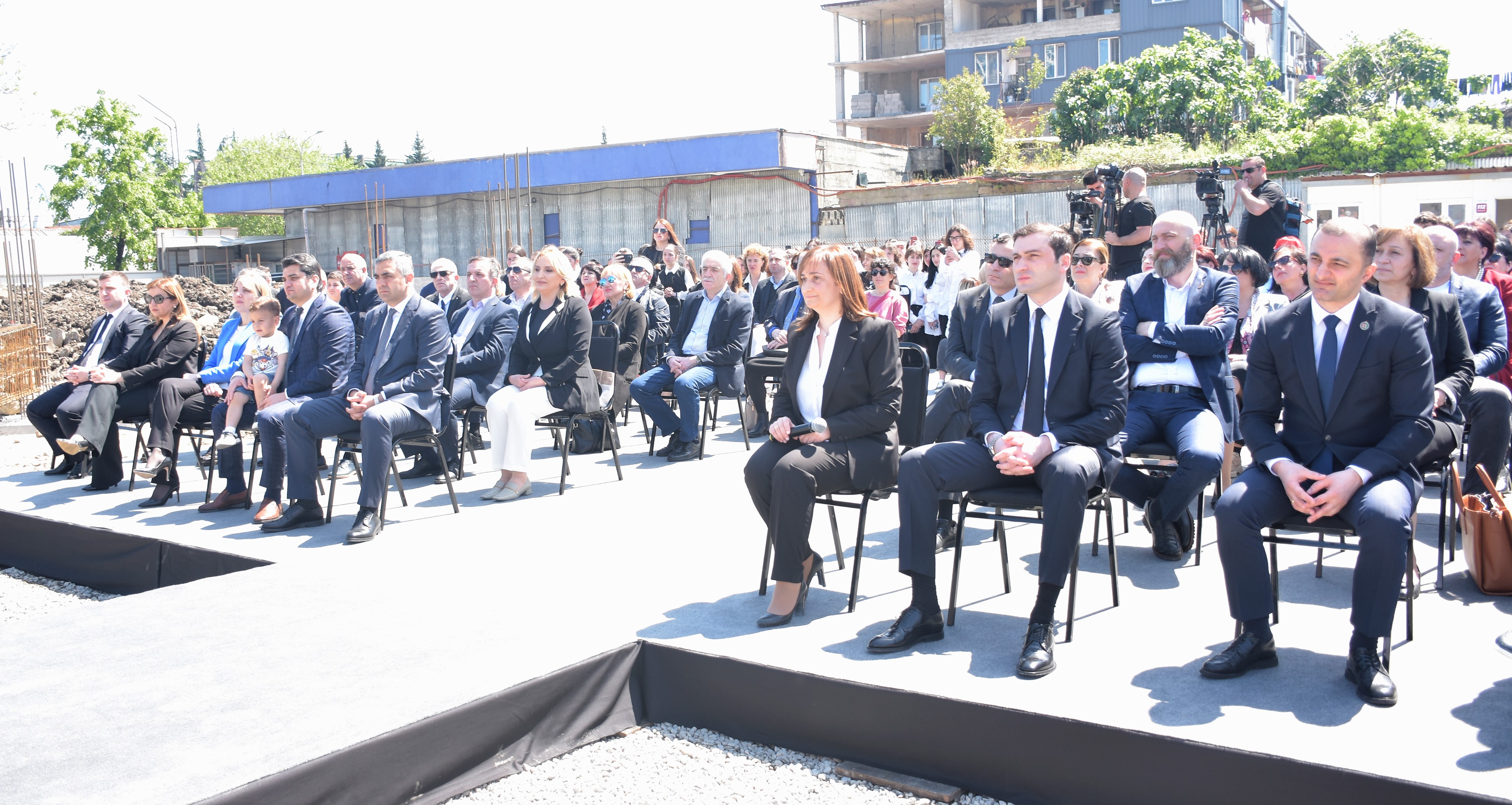 ბათუმის მე-16 საჯარო სკოლის საძირკველში სიმბოლური კაფსულა ჩაეშვა