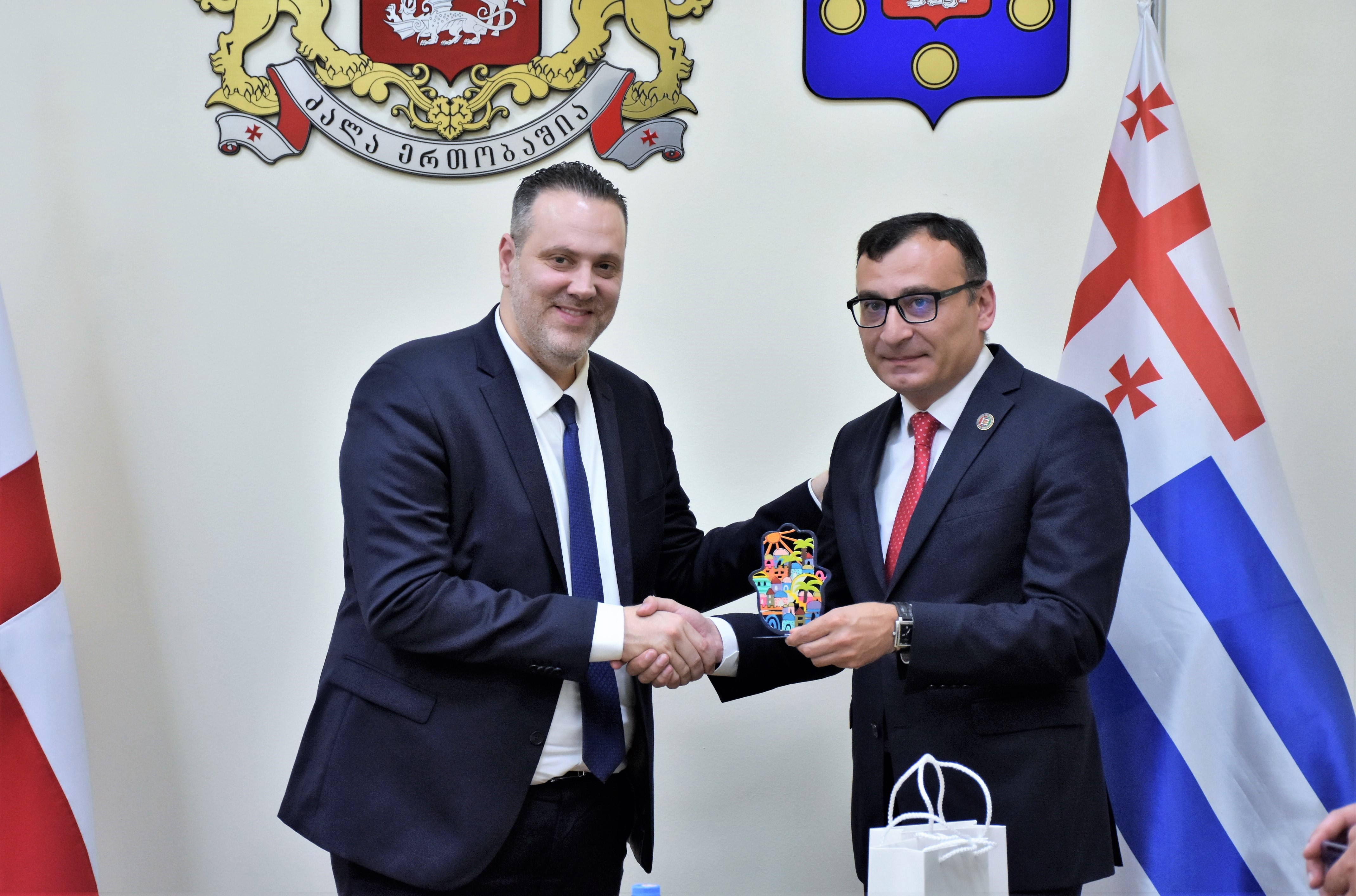 ტიტე აროშიძემ და დავით ბაციკაძემ ისრაელის კულტურისა და სპორტის მინისტრს უმასპინძლეს