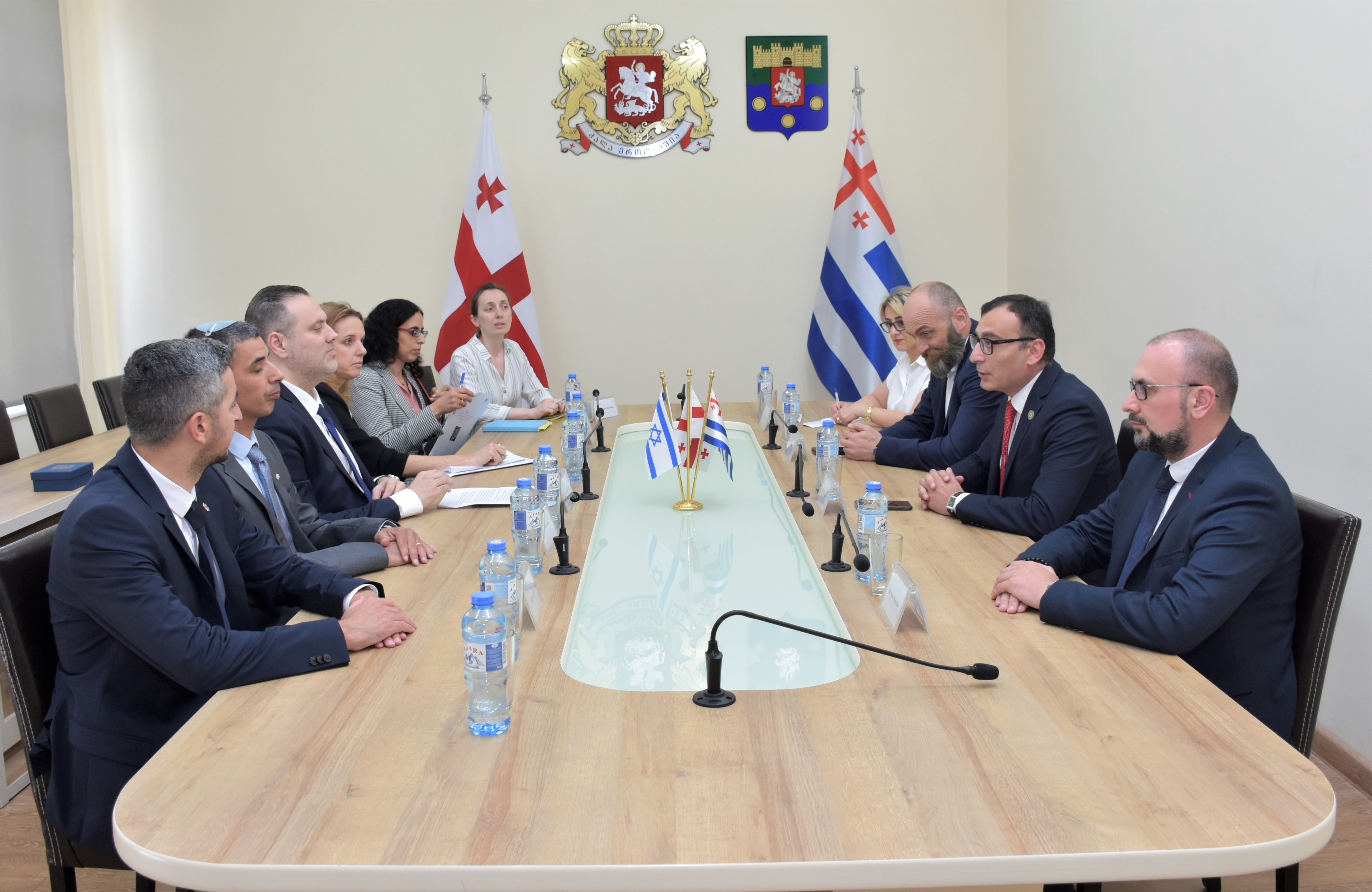 ტიტე აროშიძემ და დავით ბაციკაძემ ისრაელის კულტურისა და სპორტის მინისტრს უმასპინძლეს