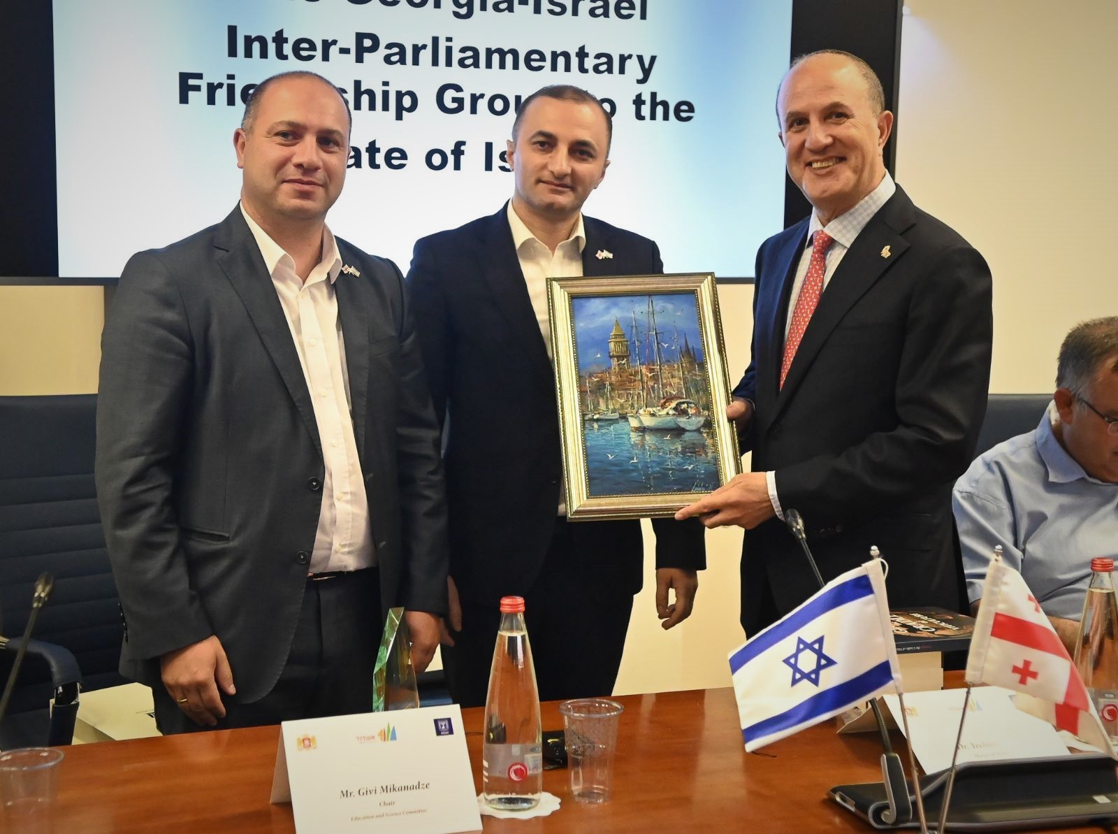 დავით გაბაიძე, ისრაელში ოფიციალური ვიზიტის ფარგლებში, ბათუმთან დაძმობილებული ქალაქის, აშდოდის მერს შეხვდა