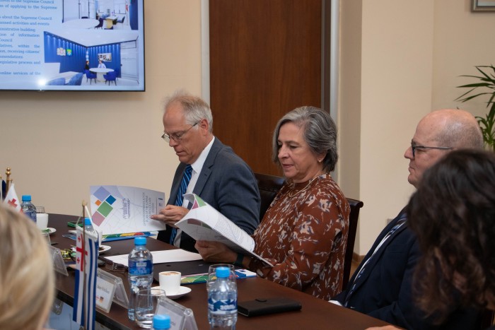 უმაღლეს საბჭოში ბრანდენბურგის დელეგაციას უმასპინძლეს