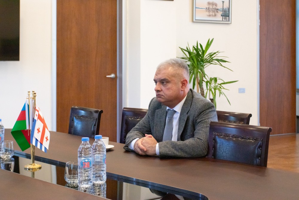 დავით გაბაიძემ აზერბაიჯანის გენერალურ კონსულს უმასპინძლა