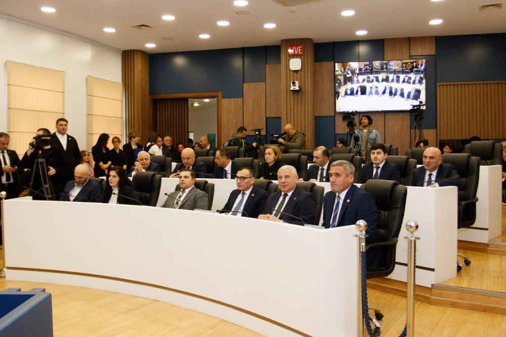 ახალარჩეული უმაღლესი საბჭოს პირველი სხდომა გაიმართა