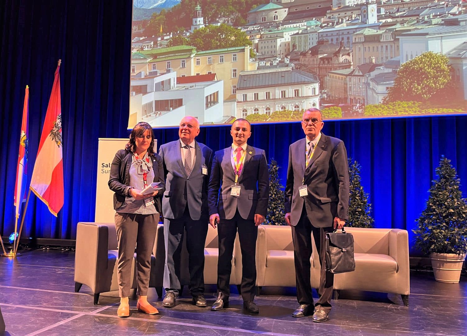 დავით გაბაიძე ევროპის რეგიონთა ინსტიტუტის სამიტზე პრეზენტაციით წარსდგა