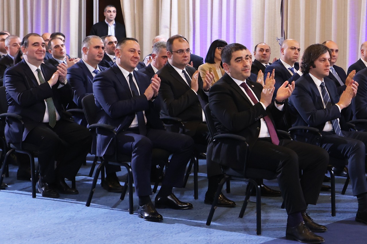 დავით გაბაიძე საქართველოს პრემიერ-მინისტრის მიერ მთავრობის მუშაობის  ანგარიშის წარდგენას დაესწრო