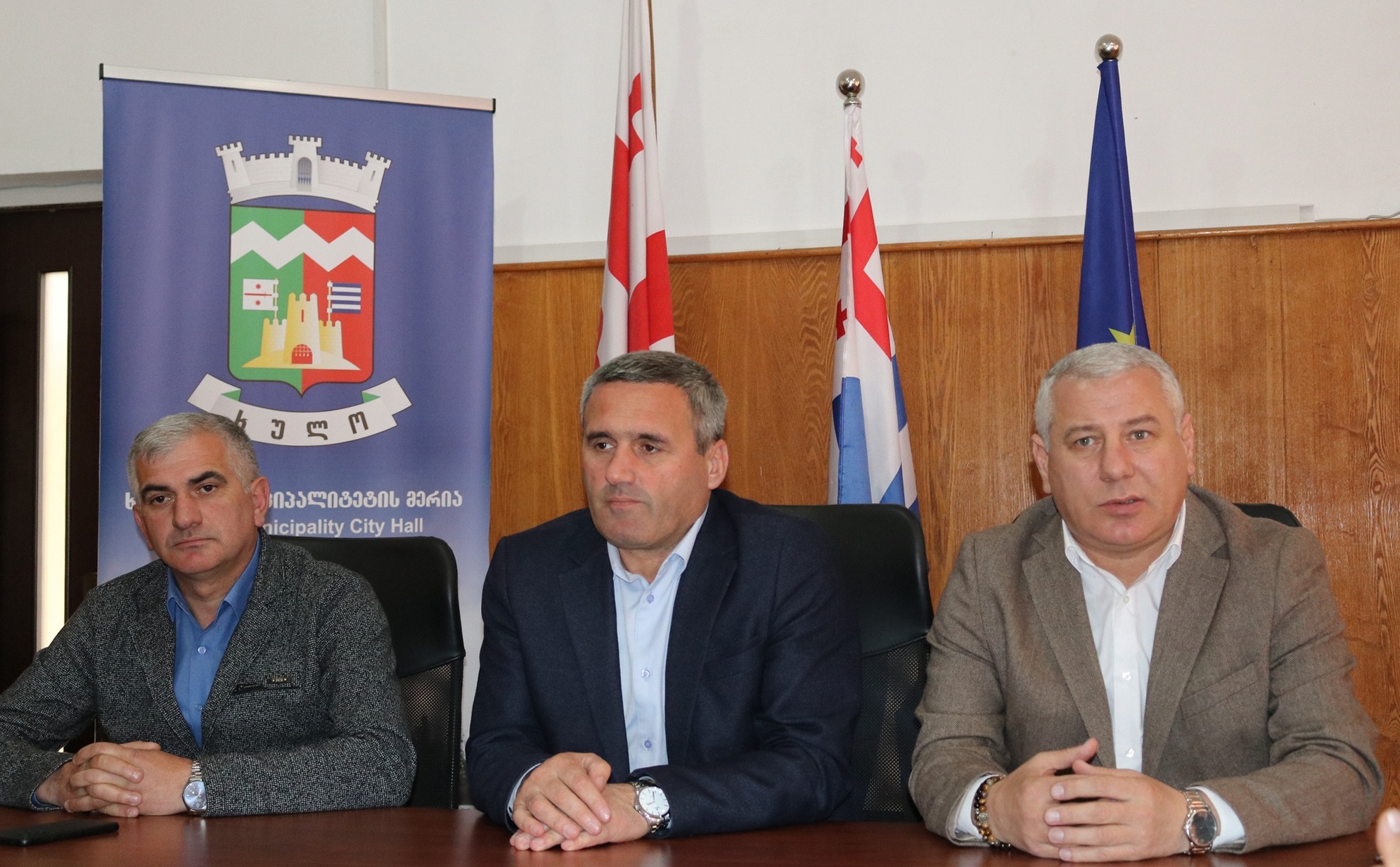 საავტომობილო გზების დეპარტამენტის ხულოს რაიონული განყოფილების თანამშრომლების დაჯილდოება