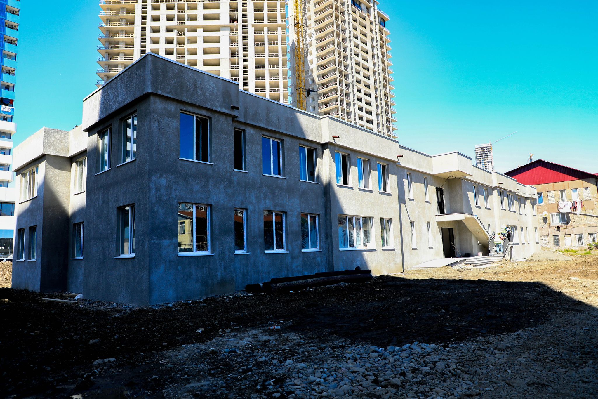 ტიტე აროშიძემ 127-ე საბავშვო ბაღის მშენებლობა დაათვალიერა