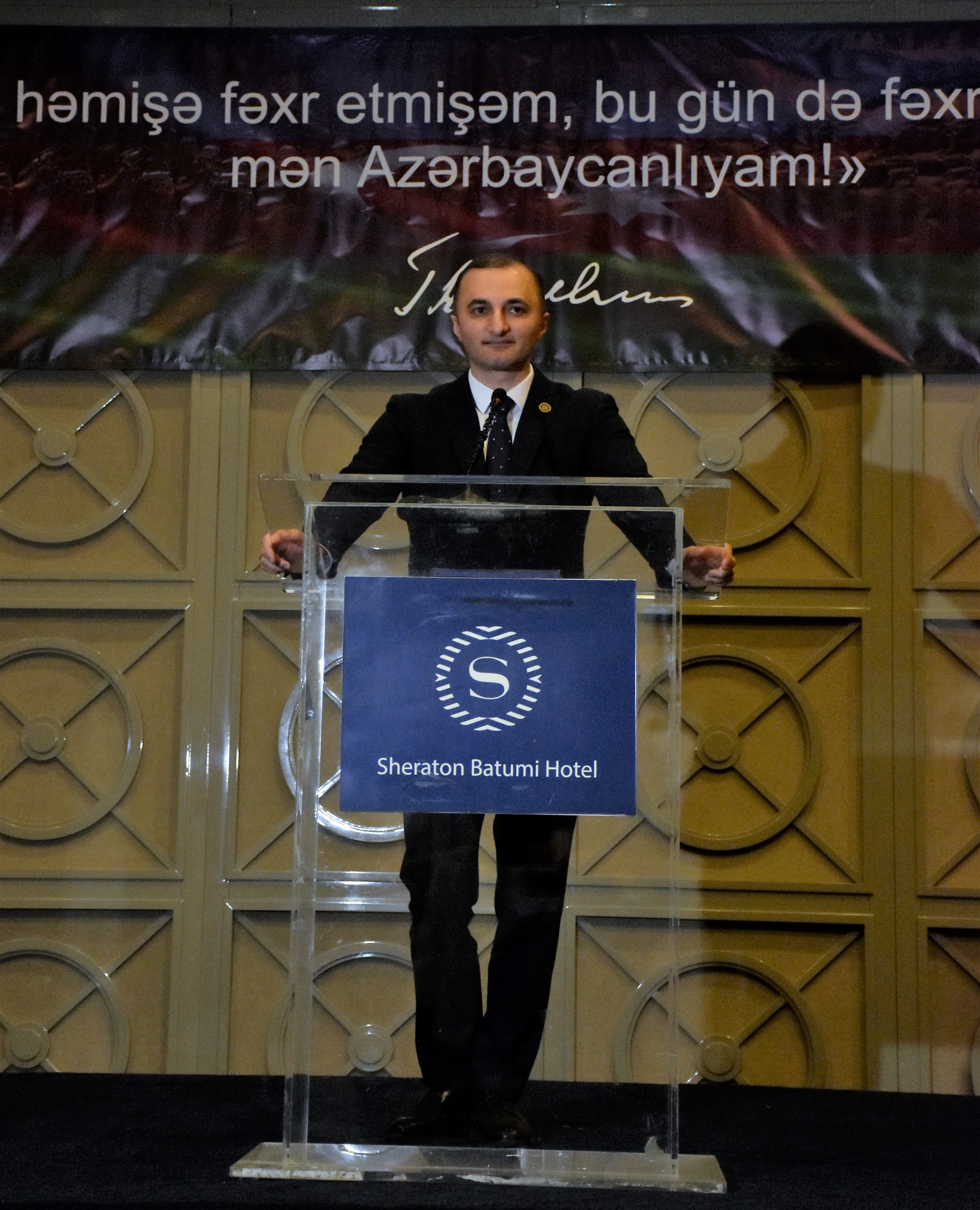 დავით გაბაიძე ჰეიდარ ალიევის 100 წლის იუბილესადმი მიძღვნილი ღონისძიებაზე