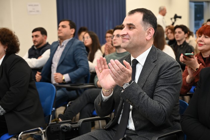 რამაზ ჯინჭარაძე წარმატებული სპორტსმენების, მწვრთნელების, სპორტის სფეროში მოღვაწეთა დაჯილდოების ცერემონიას დაესწრო