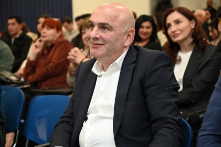 რამაზ ჯინჭარაძე წარმატებული სპორტსმენების, მწვრთნელების, სპორტის სფეროში მოღვაწეთა დაჯილდოების ცერემონიას დაესწრო